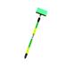 3m Telescopic Extending Thru-Flow Pole Wash Brush -Yellow