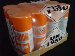 12 x 500ml Orange Perfumed Silicone Sheen Dashboard Shine Aerosol Sprays