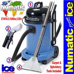 Numatic CT 470-2 CT470 CT470-2 Spray Extraction Carpet & Upholstery Vacuum Cleaner