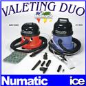 Numatic Car Valeting Equipment Duo Machine Package CT370-2 Carpet Upholstery Shampoo Extractor & NRV200-22 Vacuum Cleaner CT 370 NRV 200