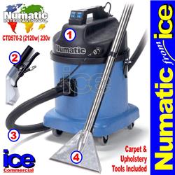 Numatic CTD 570-2 Spray Extraction Carpet & Upholstery Cleaner CTD570-2 CTD 570