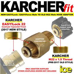Perseus helemaal Oswald New Karcher HD / HDS EASY!Lock TR22 to M22 Old Hose Adaptor Connector  Converter Coupling Fitting EasyLock .. Browse Equipment .. Spare Parts &  Accessories .. Karcher Spare Parts .. Lances ..